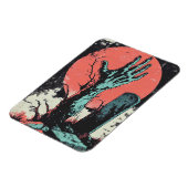 Horror Comic Zombie Graveyard Magneet (Linkerzijde)