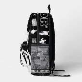 HORROR Comics Backpack Bedrukte Rugzak (Rechts)