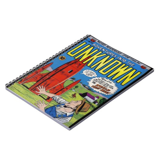 Horror Comics: In het Onbekende 61. Notitieboek (Linkerzijde)