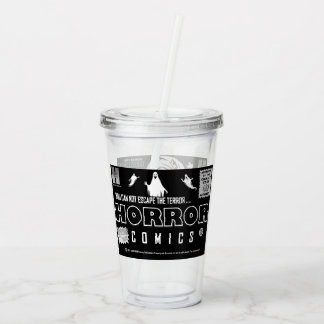 HORROR Comics Tumbler Acryl Drinkbeker