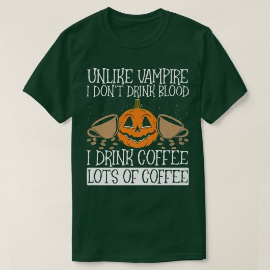 Horror Creepy Pumpkin Spooky Halloween T-shirt (Design voorkant)