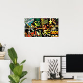 Horror cultus Universal-films hebben een gezichtsm Poster (Thuiskantoor)