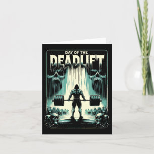 Horror Deadlift Workout Training Bodybuilder Kaart