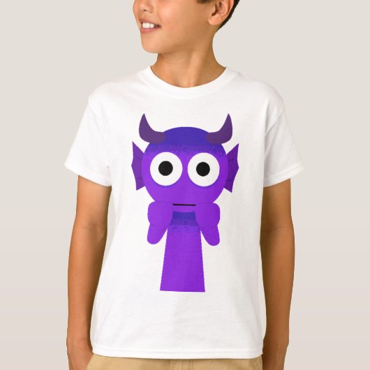 Horror Durple from Sprunki Retake T-shirt (Voorkant)
