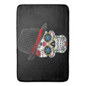 Horror Elegant Skull Badmat (Voorkant Verticaal)