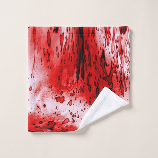 Horror eng Bloody Halloween Bad Handdoek (Wasdoekje)