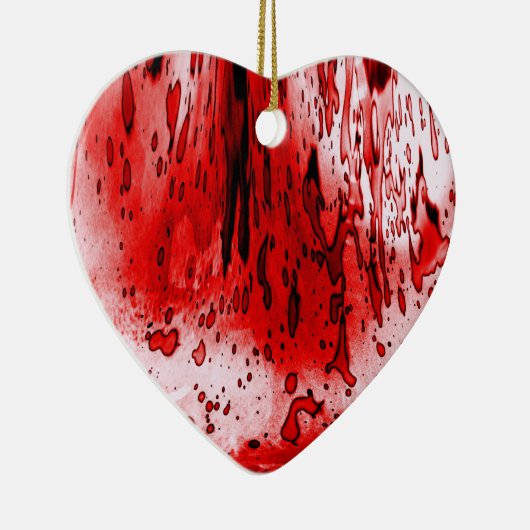 Horror eng Bloody Halloween Keramisch Ornament (Rechts)