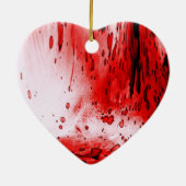 Horror eng Bloody Halloween Keramisch Ornament (Achterkant)