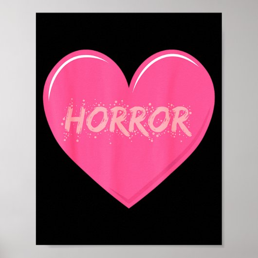 Horror enge Kawaii Pastel Nge Valentijnsdag Poster (Voorkant)