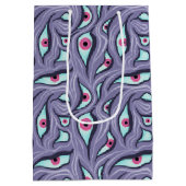 Horror Evil Eyes Paarse Pastel Gothic Medium Cadeauzakje (Achterkant)