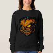 Horror Evil Pumpkin Nightmare Scary Terrifying Hal Trui (Voorkant)