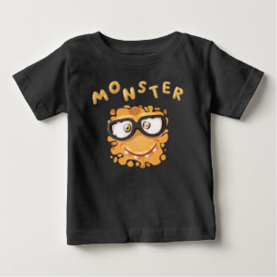 Horror Expressions Funny Monster faceit Baby T-Shi