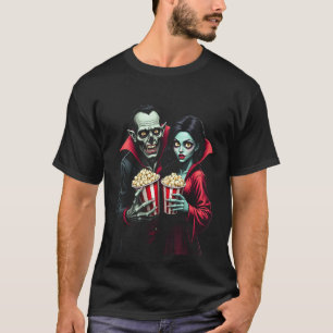 Horror Film Marathon Spooky Snacks T-shirt