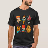 Horror Film Popsicle Zomer Halloween Zomer T-shirt (Voorkant)