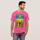 Horror Film Poster Doder Mais Maisvelden Boerderij T-shirt (Voorkant volledig)