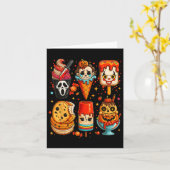 Horror Film Zomer Popsicle Halloween Ice Cream S Kaart (Gele Bloem)