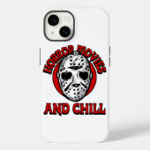 Horror films en Chill Case-Mate iPhone Case (Achterkant)