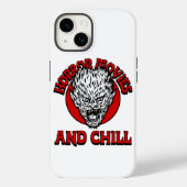 Horror films en Chill Case-Mate iPhone Case (Achterkant)