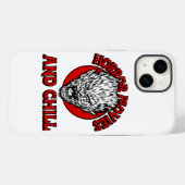 Horror films en Chill Case-Mate iPhone Case (Achterkant (horizontaal))