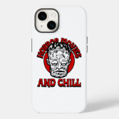 Horror films en Chill Case-Mate iPhone Case (Achterkant)