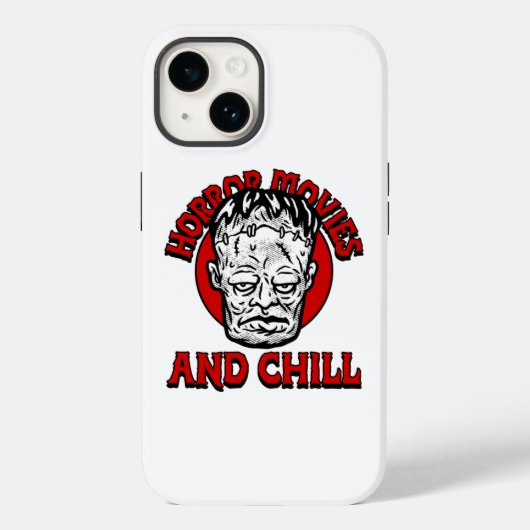 Horror films en Chill Case-Mate iPhone Case (Achterkant)
