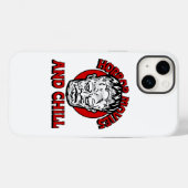 Horror films en Chill Case-Mate iPhone Case (Achterkant (horizontaal))