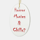 Horror films en rillingen? keramisch ornament (Links)