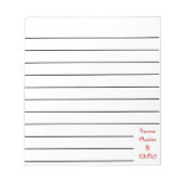 Horror films en rillingen? notitieblok (Voorkant)