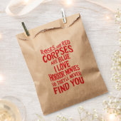 Horror Films Lovers Halloween Scary Film Bedankzakje (Geknipt)