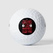 Horror Films Lovers Halloween Scary Film Golfballen (Voorkant)