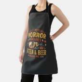 Horror Films Pizza Bier Halloween Design_1 Schort (Insitu)