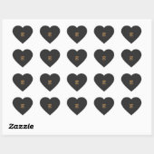 Horror Films Pizza Bier Halloween Ontwerp_1 Hart Sticker (Vel)