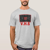 Horror-films - V.H.S Red T-shirt (Voorkant)