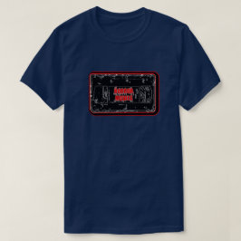 Horror-films - Video Cassette Red Black T-shirt