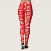 Horror Flick White versie Leggings (Achterkant)