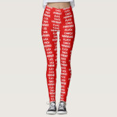 Horror Flick White versie Leggings (Voorkant)