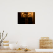 Horror geesten in de kamer poster (Keuken)
