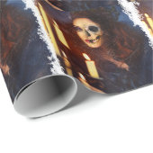 Horror Girl Candle Freak Creepy Horror Cadeaupapier (Rol Hoek)