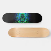 Horror Graffiti Fluorescerende schedels Persoonlijk Skateboard (Horizontaal)