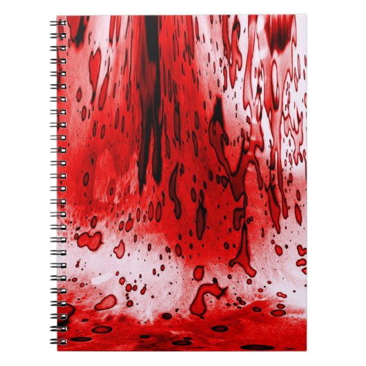 Horror Griezelen Bloederig Halloween Notitieboek (Voorkant)