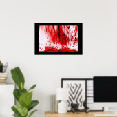Horror Griezelen Bloederig Halloween Poster (Thuiskantoor)