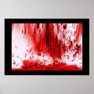 Horror Griezelen Bloederig Halloween Poster