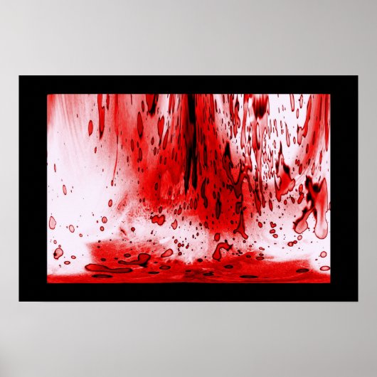 Horror Griezelen Bloederig Halloween Poster (Voorkant)