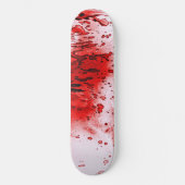 Horror Griezelen Bloederig Halloween Skateboard (Voorkant)