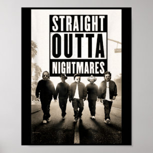 Horror Halloween Enge Straight Outta S Poster