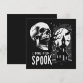Horror Halloween Feestdagenkaart (Voorkant / Achterkant)