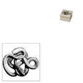 Horror Halloween Meandering Snake Serpent Adder Rubberstempel (Gestempeld)