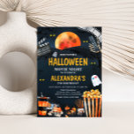 Horror Halloween Scary Movie Night Verjaardagsfees Kaart<br><div class="desc">Vier een fantastische verjaardag met onze uitnodigingen met Halloween-thema! Perfect om de verjaardag van je kleintje extra magisch en memorabel te maken. Download,  print en laat het feest beginnen! 🎈🎂👻 14SE A</div>