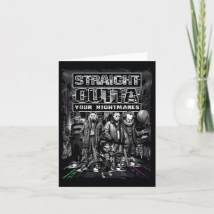 Horror Halloween Scary Straight Outta Scar Kaart