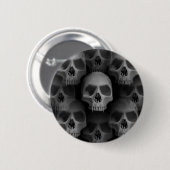 Horror Halloween schedels Ronde Button 5,7 Cm (Voorkant /achterkant)